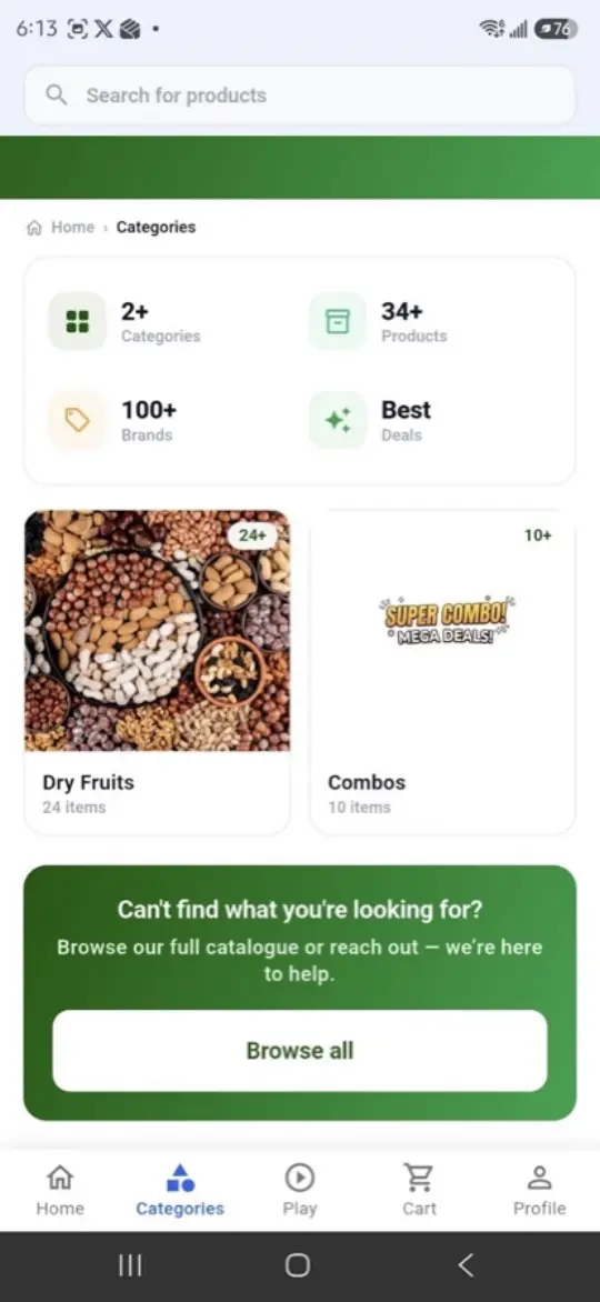 Khilansh Foods app