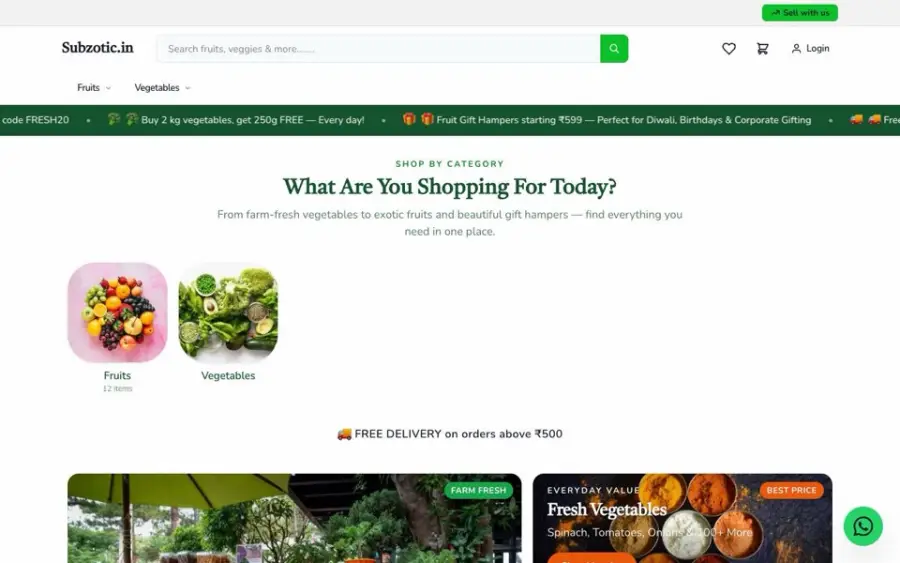 Subzotic website