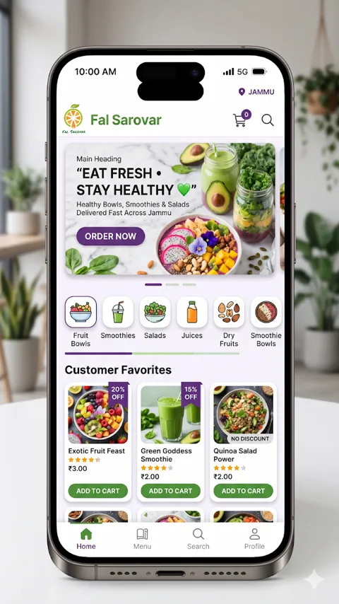 Fal Sarovar's published customer app on Google Play